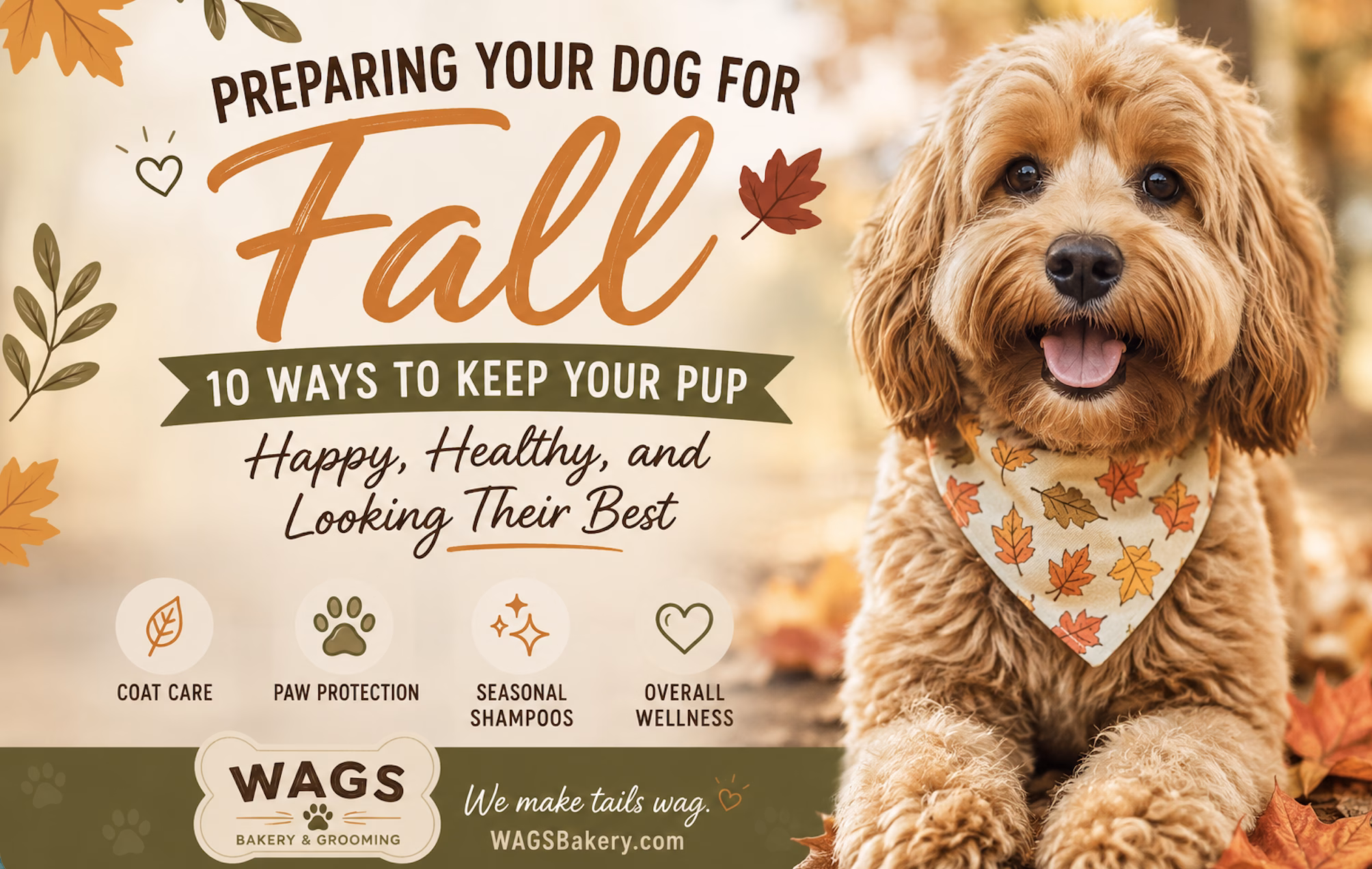 Preparing Your Dog for Fall: 10 Ways to Keep Your Pup Happy, Healthy, and Looking Their Best