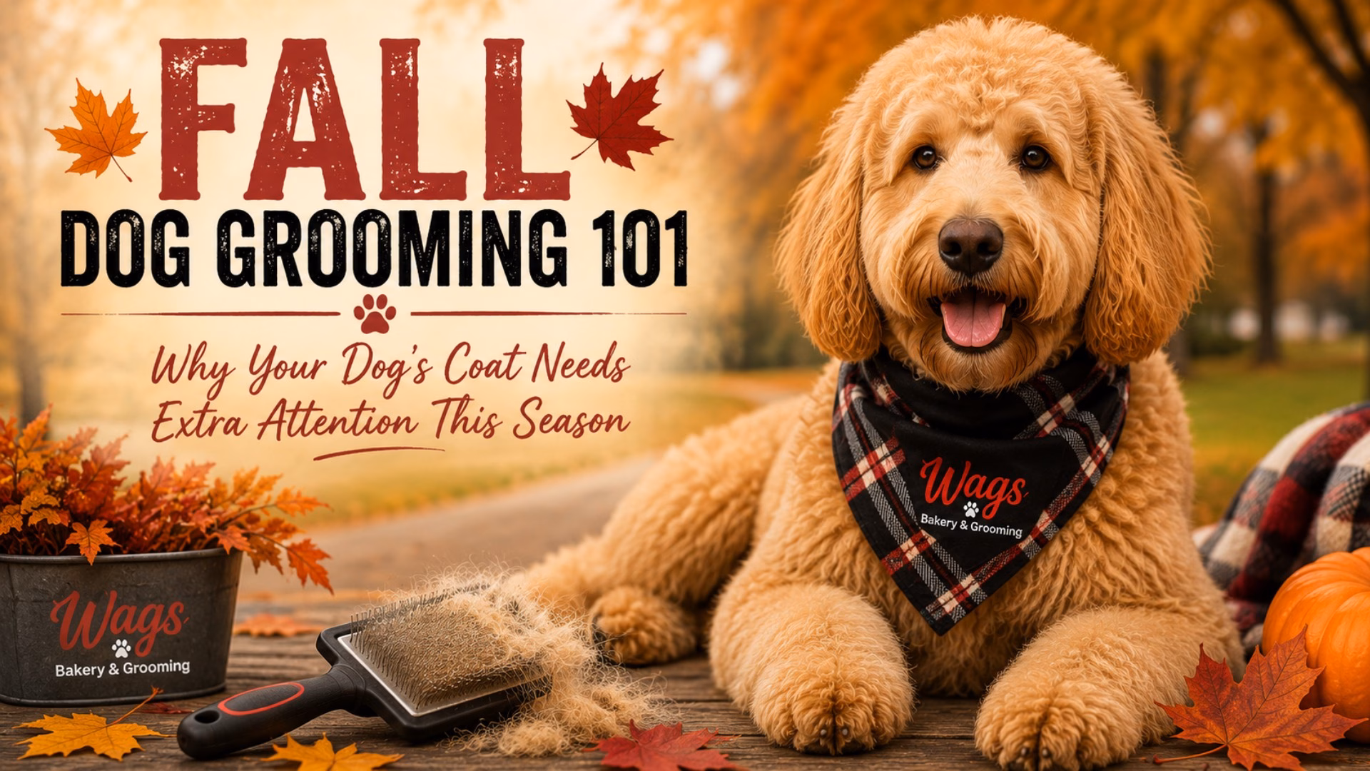 Fall Dog Grooming 101: Why Your Dog’s Coat Needs Extra Attention This Season